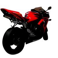 Honda CBR1000RR 2004-2007, Deeptone Inox, Slip-on exhaust including removable db killer and link pipe 