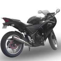 Honda CBR250R 2010-2014, Deeptone Inox, Slip-on exhaust including removable db killer and link pipe 