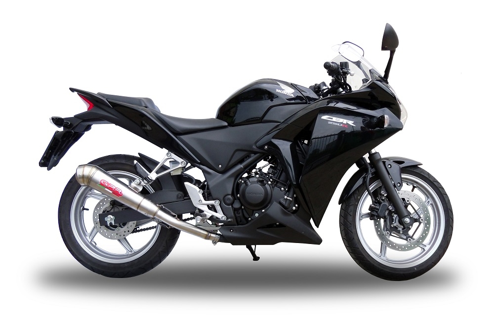 Honda CBR250R 2010-2014, Powercone Evo, Slip-on exhaust including removable db killer and link pipe 