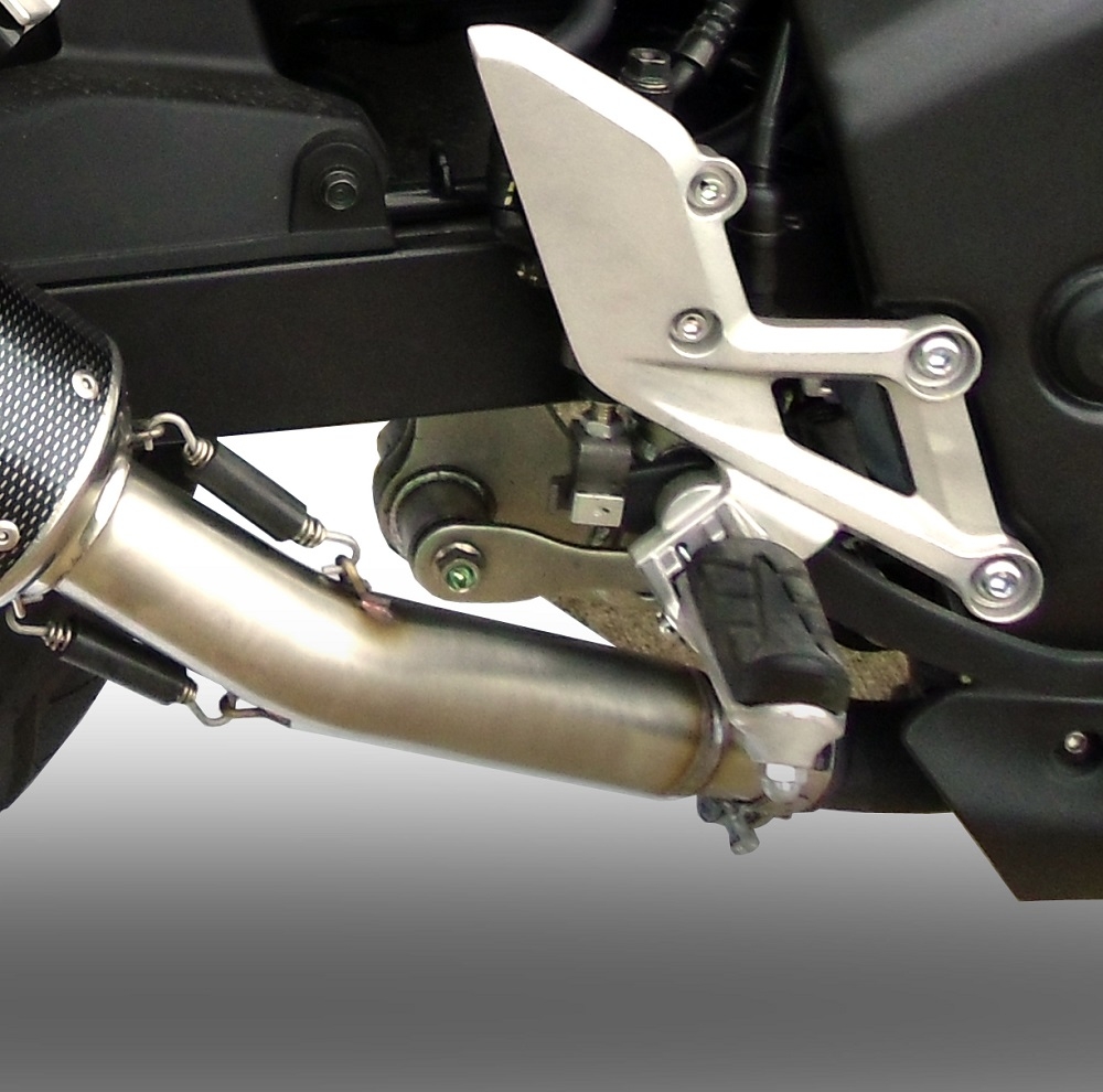 Honda CBR250R 2010-2014, Powercone Evo, Slip-on exhaust including removable db killer and link pipe 