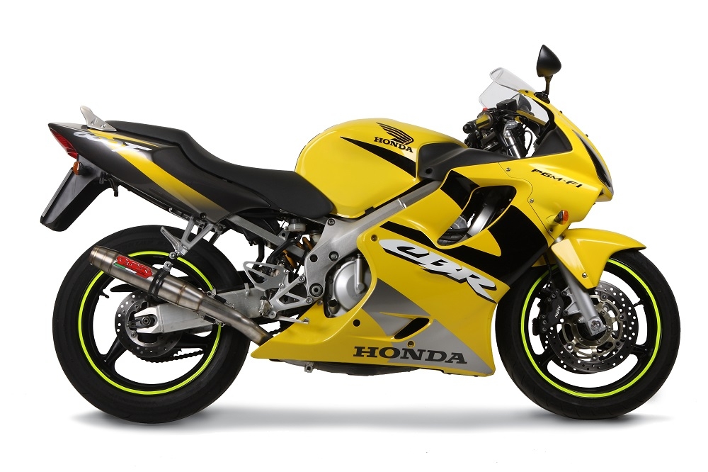 Honda CBR600F4i - Sport 2001-2007, Deeptone Inox, Slip-on exhaust including removable db killer and link pipe 