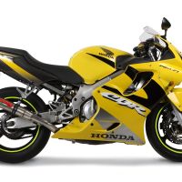 Honda CBR600F4i - Sport 2001-2007, Deeptone Inox, Slip-on exhaust including removable db killer and link pipe 