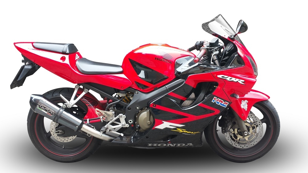 Honda CBR600F4i - Sport 2001-2007, Gpe Ann. Poppy, Slip-on exhaust including removable db killer and link pipe 