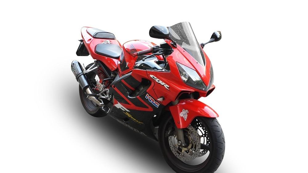 Honda CBR600F4i - Sport 2001-2007, Gpe Ann. Poppy, Slip-on exhaust including removable db killer and link pipe 