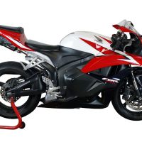 Honda CBR600RR 2007-2018, Tiburon Poppy, Slip-on exhaust including removable db killer and link pipe 