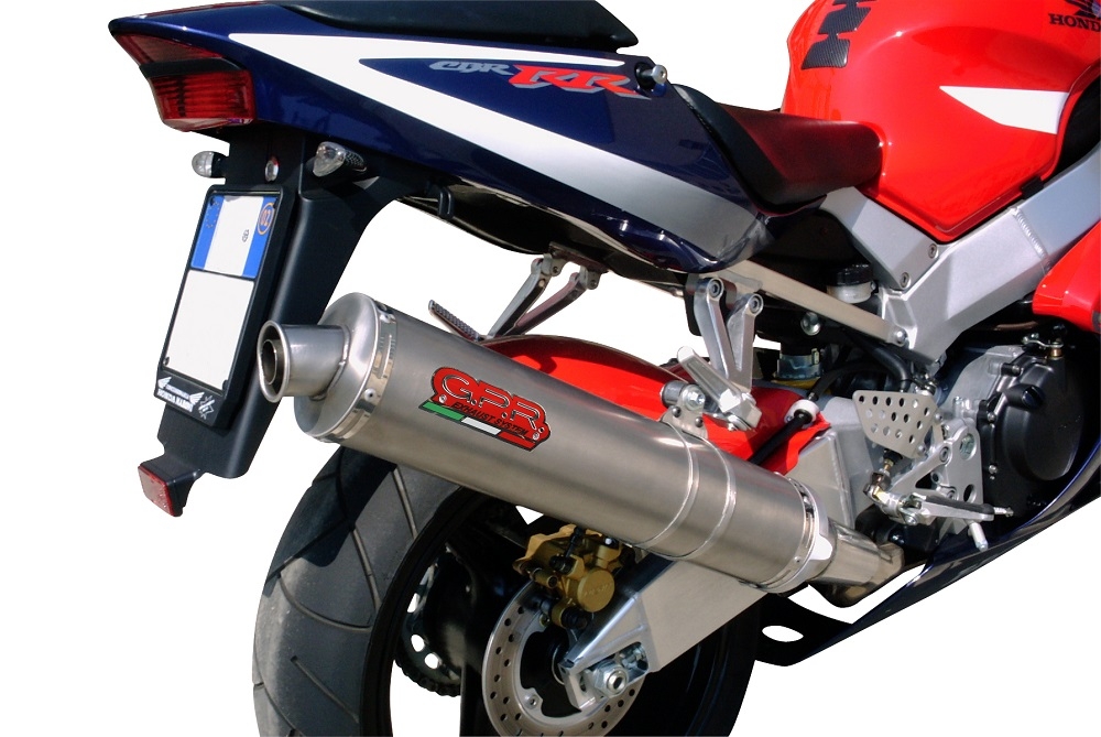 Honda CBR900RR 2000-2003, Inox Tondo, Bolt-on silencer including removable db killer 