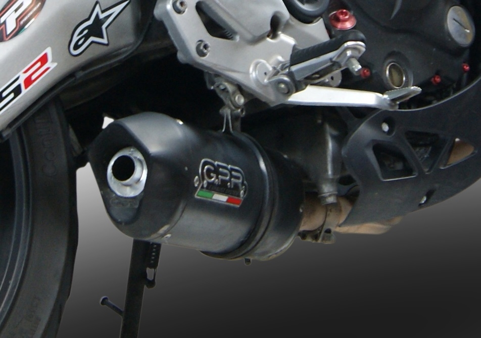 Cf Moto Nk 650 2012-2016, Furore Nero, Slip-on exhaust including removable db killer and link pipe 