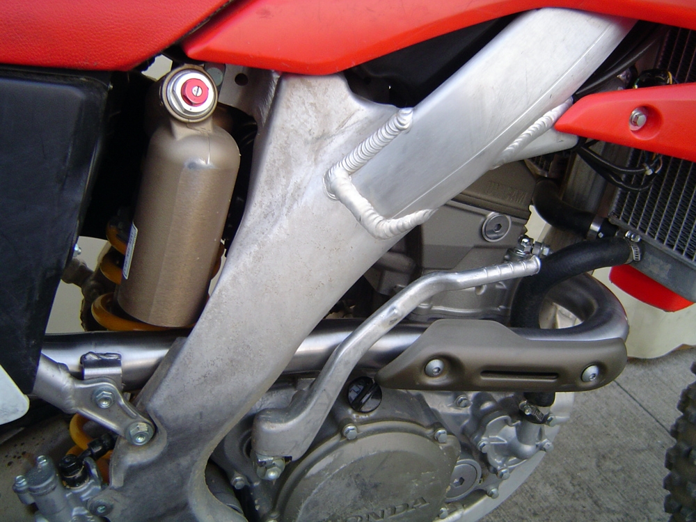 Honda CRF250R 2003-2005, Albus Ceramic, Full system exhaust, including removable db killer  