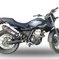 Derbi Mulhacèn  2006-2011, Gpe Ann. titanium, Slip-on exhaust including removable db killer and link pipe 