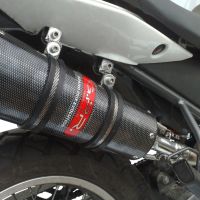 Derbi Mulhacèn  2006-2011, Furore Nero, Slip-on exhaust including removable db killer and link pipe 