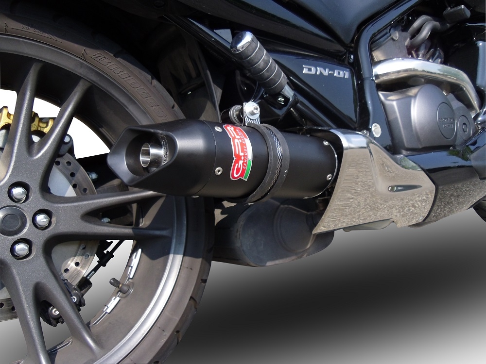 Honda Dn-01 2008-2010, Furore Nero, Slip-on exhaust including removable db killer and link pipe 