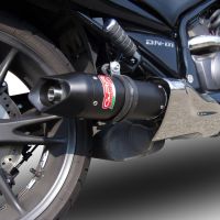 Honda Dn-01 2008-2010, Furore Nero, Slip-on exhaust including removable db killer and link pipe 