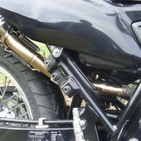 Suzuki Dr 125 - Sm 2008-2015, Furore Nero, Slip-on exhaust including removable db killer and link pipe 