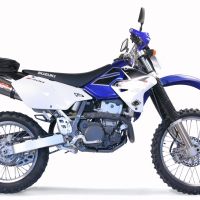 Suzuki DRZ400SM 2005-2023, Gpe Ann. titanium, Slip-on exhaust including removable db killer and link pipe 