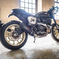 Ducati Scrambler 803 2015-2016, Furore Nero, Slip-on exhaust including removable db killer and link pipe 