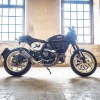 Ducati Scrambler 803 2015-2016, Gpe Ann. Poppy, Slip-on exhaust including removable db killer and link pipe 