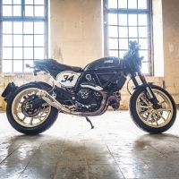 Ducati Scrambler 803 2015-2016, Powercone Evo, Slip-on exhaust including removable db killer and link pipe 