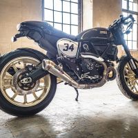 Ducati Scrambler 803 2015-2016, Powercone Evo, Slip-on exhaust including removable db killer and link pipe 