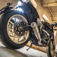 Ducati Scrambler 803 2015-2016, Powercone Evo, Slip-on exhaust including removable db killer and link pipe 