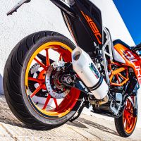 Ktm RC 390 2017-2020, Albus Evo4, Slip-on exhaust including removable db killer and link pipe 