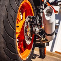 Ktm 250 Duke  2017-2020, Albus Evo4, Slip-on exhaust including removable db killer and link pipe 