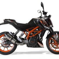 Ktm 390 DUKE 2013-2016, Gpe Ann. titanium, Slip-on exhaust including link pipe 