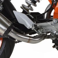 Ktm 390 DUKE 2013-2016, Gpe Ann. titanium, Slip-on exhaust including link pipe 