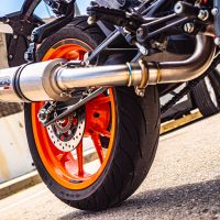 GPR exhaust compatible with  Ktm 390 DUKE 2017-2020, M3 Inox , Slip-on exhaust including removable db killer and link pipe 