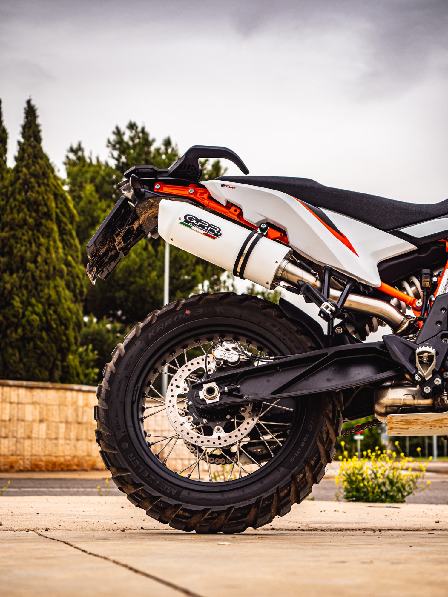 Ktm 890 DUKE 2021-2024, Albus Evo4, Slip-on exhaust including removable db killer and link pipe 