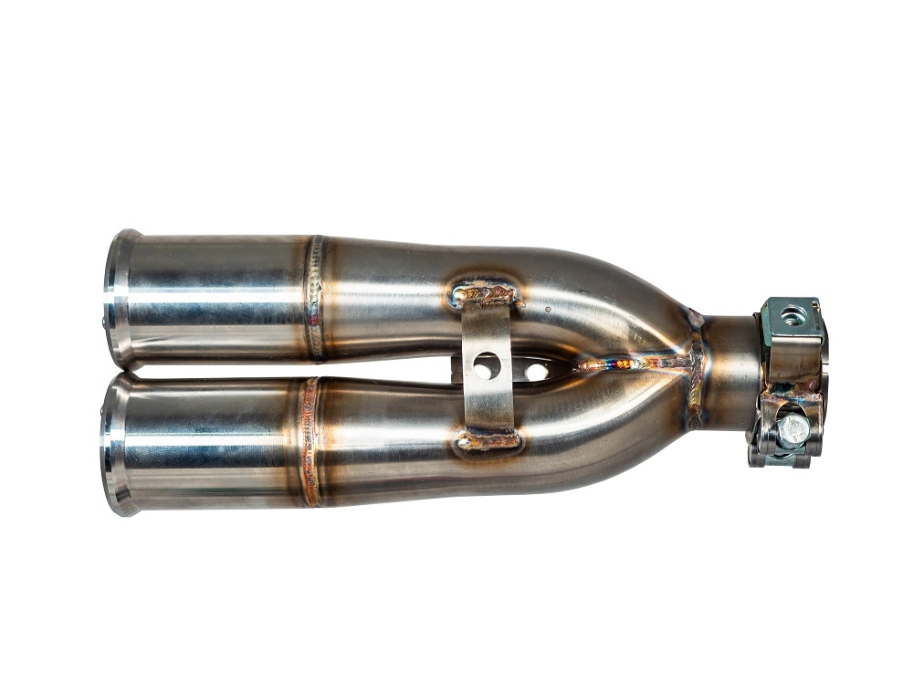 GPR exhaust compatible with  F.B. Mondial Hps 300 2018-2021, F205, Slip-on exhaust including removable db killer and link pipe 