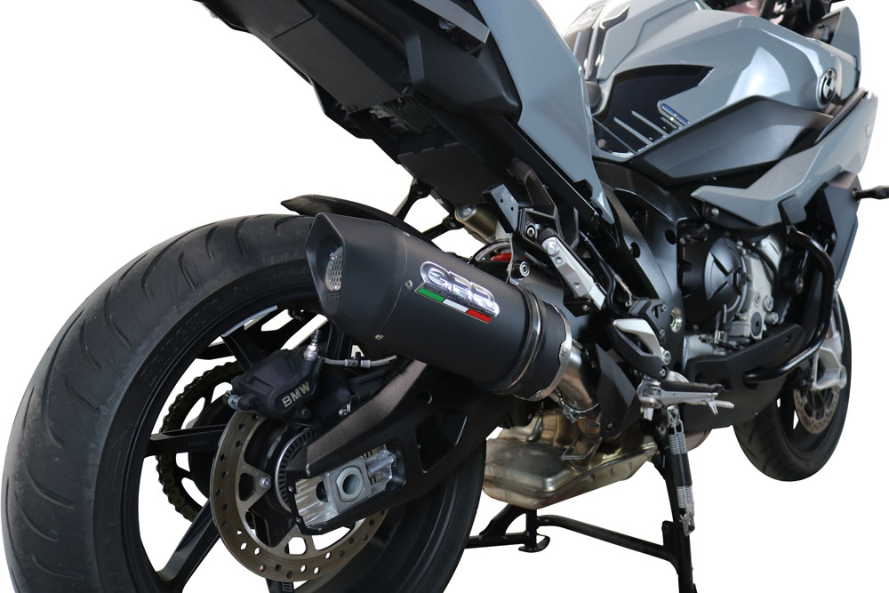 Bmw S1000XR 2020-2024, Furore Evo4 Nero, Slip-on exhaust including removable db killer and link pipe 