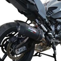 Bmw S1000XR 2020-2024, Furore Evo4 Nero, Slip-on exhaust including removable db killer and link pipe 