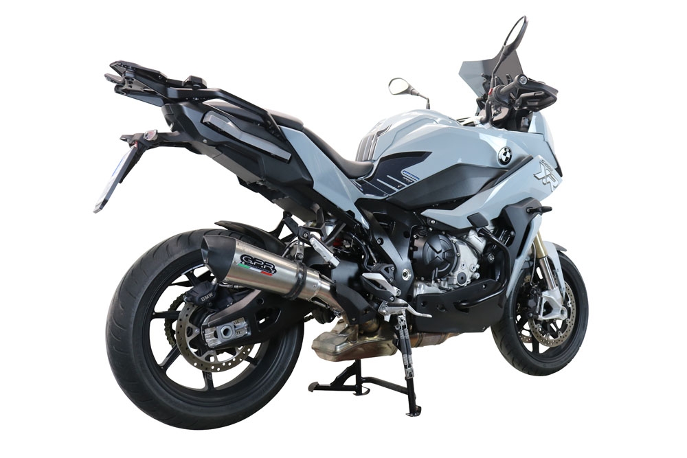 Bmw S1000XR 2020-2024, GP Evo4 Titanium, Slip-on exhaust including removable db killer and link pipe 