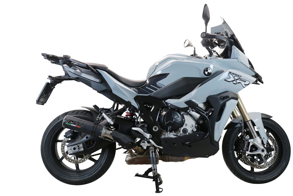 Bmw S1000XR 2020-2024, M3 Black Titanium, Slip-on exhaust including removable db killer and link pipe 