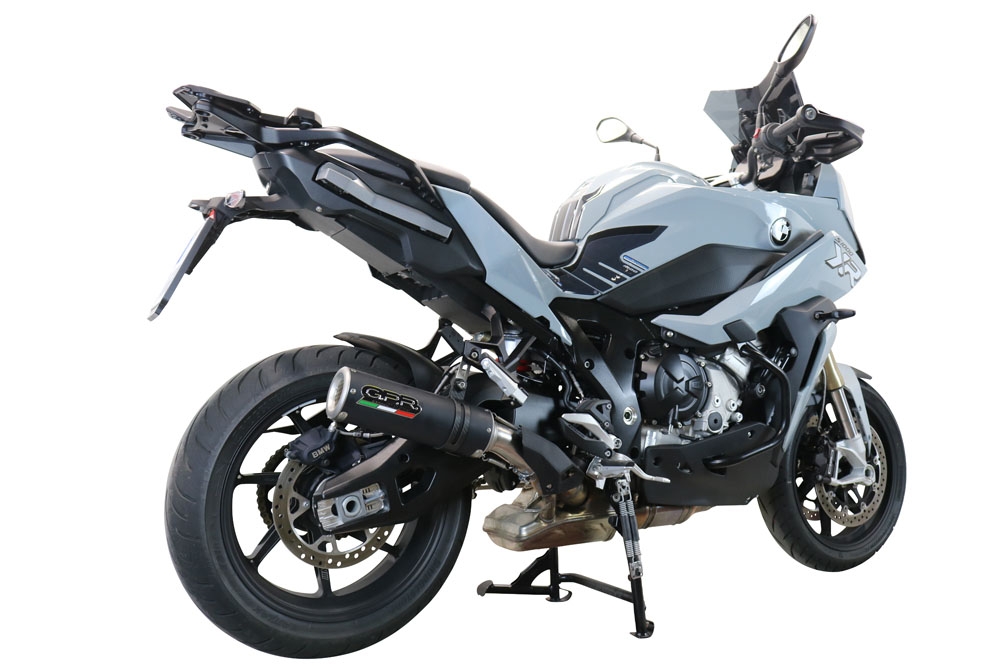 Bmw S1000XR 2020-2024, M3 Black Titanium, Slip-on exhaust including removable db killer and link pipe 