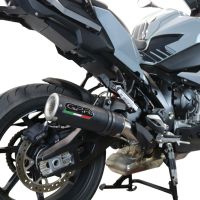 Bmw S1000XR 2020-2024, M3 Black Titanium, Slip-on exhaust including removable db killer and link pipe 