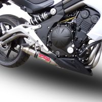 GPR exhaust compatible with  Kawasaki NINJA 650 R 2012-2016, Deeptone Inox, Full system exhaust, including removable db killer  