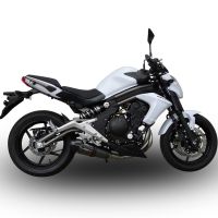 GPR exhaust compatible with  Kawasaki NINJA 650 R 2012-2016, Gpe Ann. Poppy, Full system exhaust, including removable db killer  