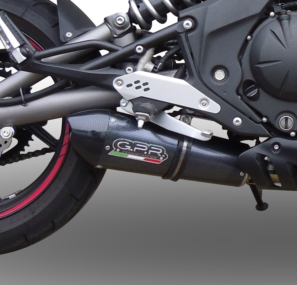 Cf Moto Nk 650 2012-2016, Gpe Ann. Poppy, Slip-on exhaust including removable db killer and link pipe 