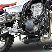 GPR exhaust compatible with  F.B. Mondial Hps 125 2016-2018, Decatalizzatore, Decat pipe 