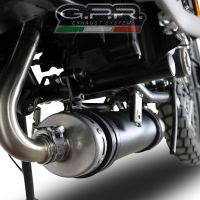 GPR exhaust compatible with  F.B. Mondial Hps 125 2016-2018, Decatalizzatore, Decat pipe 