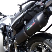 Bmw F700GS 2016-2018, Furore Evo4 Nero, Slip-on exhaust including removable db killer and link pipe 