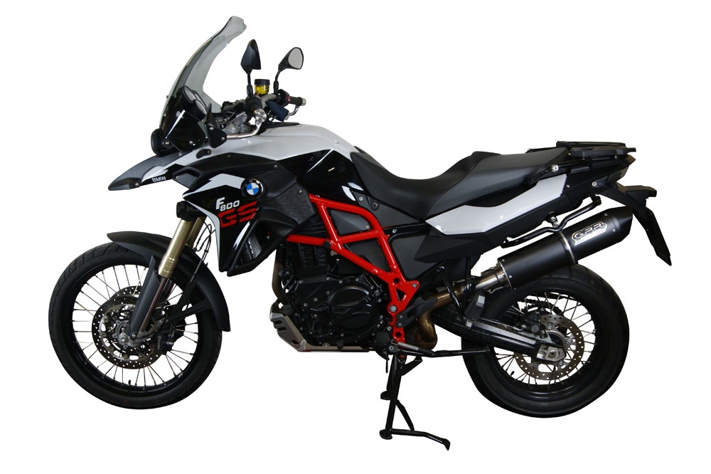 Bmw F800GS 2008-2015, Furore Nero, Slip-on exhaust including removable db killer and link pipe 