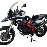 Bmw F800GS Adventure 2016-2018, GP Evo4 Black Titanium, Slip-on exhaust including removable db killer and link pipe 