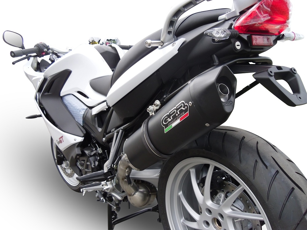 Bmw F800GT 2012-2016, Furore Nero, Slip-on exhaust including removable db killer and link pipe 