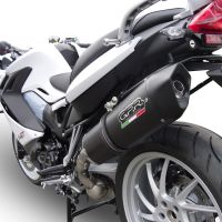 Bmw F800GT 2012-2016, Furore Nero, Slip-on exhaust including removable db killer and link pipe 