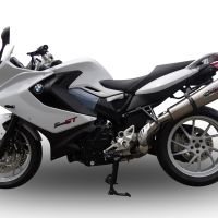 Bmw F800GT 2012-2016, Gpe Ann. titanium, Slip-on exhaust including removable db killer and link pipe 