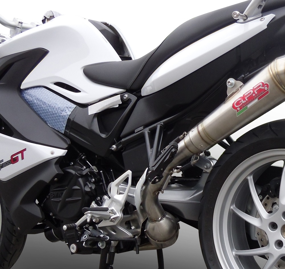 Bmw F800GT 2012-2016, Powercone Evo, Slip-on exhaust including removable db killer and link pipe 