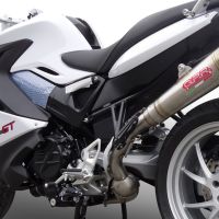 Bmw F800GT 2012-2016, Powercone Evo, Slip-on exhaust including removable db killer and link pipe 