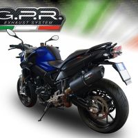 Bmw F800R 2015-2016, Furore Nero, Slip-on exhaust including removable db killer and link pipe 